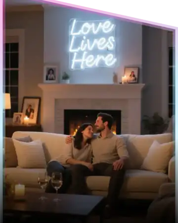 Custom neon sign example